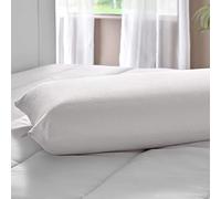 REAL CONFORT Almohada Nucleo 100% Viscoelastica | Libera Presion Cervical | Doble Funda con Cremallera | Fabricado en España | Termoregulable | Anti acaros y Anti bacterias | 90 cm