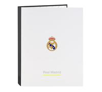 Safta Carpeta archivador Real Madrid 1ª Equip. 2025/26 Folio 4 anillas 25 mm Multicolor