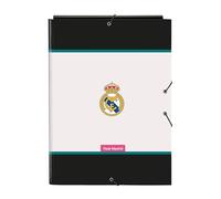 Safta REAL MADRID EQUIPACIÓN 26/27 - Carpeta Folio con 3 Solapas, Ideal para Niños de Diferentes Edades, Cómoda y Versátil, Calidad y Resistencia, 26x36.5 cm