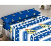 Real Madrid Juego DE SÁBANAS Blanco, 090 cm.