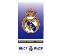 Real Madrid Toalla Playa Oficial 70x140 cm - 100% Microfibra, Secado Rápido, Ligera y Compacta - Toalla Piscina, Viaje y Deporte - Diseño Original Club Fútbol (REB80064)
