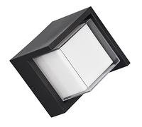 Reality Leuchten Aplique LED para exterior Puno, IP54, angular