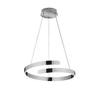 Reality, Colgante, Parma incl. 1 x LED,SMD,37,0 Watt,4000K,4500 Lm. Cuerpo: Metal, Cromo Ø:50,0cm, A:150,0cm Regulable mediante interruptor,IP20,4000K,Regulable en altura