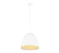Reality, Colgante, Tilda 1xE27, max.40,0 W Metal, estera blanca, Cuerpo: Metal, estera blanca Ø:40,0cm, A:150,0cm IP20,Sin bombilla,Regulable en altura