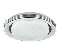 Reality Leuchten Lámpara de techo LED Atria, Ø 27 cm, blanca, plástico, CCT