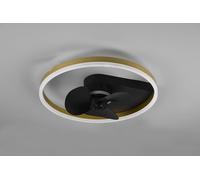 Reality Lámparas LED Ventilador De Techo Borgholm R67083132 Metal Negro