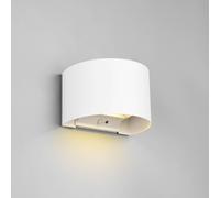Reality Leuchten Aplique para exterior recargable LED Talent, blanco, anchura 16 cm, sensor