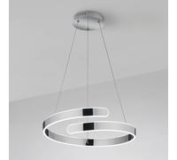 Reality Leuchten Colgante LED Parma interruptor atenuación, cromo