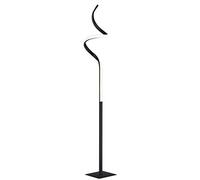 Reality Leuchten Lámpara LED de pie Course R42051132, metal negro mate, 11 W, regulable