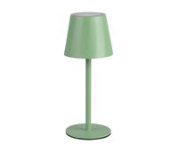 Reality Leuchten Diaz R55961149 - Lámpara LED de mesa para exteriores (batería de metal, incluye LED de 1,6 W, 4 toques)