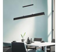 Reality Leuchten Lámpara colgante LED Paros con SwitchDimmer negro