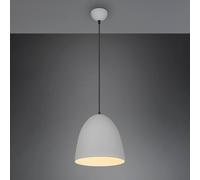Reality Leuchten Lámpara colgante Tilda, 1 luz, gris, Ø 25 cm