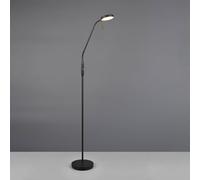 Reality Leuchten Lámpara de pie recargable LED Moreno, negro mate, CCT, atenuable