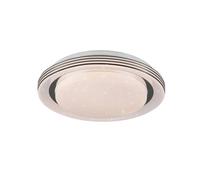 Reality Leuchten Lámpara de techo LED Atria, Ø 27 cm, blanca, plástico, CCT