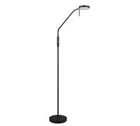 Reality Leuchten Lámpara de pie recargable LED Moreno, negro mate, CCT, atenuable