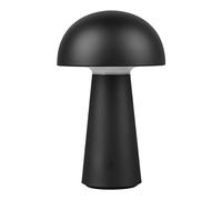 Reality Leuchten Lámpara de mesa LED Lennon R52176102 IP44 batería touchdim 2 W plástico negro