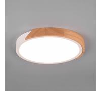 Reality Leuchten Plafón LED Jano, Ø 31,5 cm, 3.000K, blanco