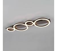 Reality Leuchten Plafón LED Lumos, aluminio, 3000 K, metal, longitud 72 cm