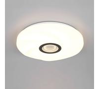 Reality Leuchten Plafón LED Sano, blanco, Ø 39 cm, CCT, control remoto