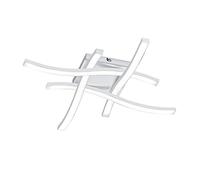 Reality Leuchten R62474131 Route - Lámpara LED de techo (metal mate, incluye 4 bombillas LED de 5 W)