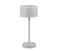 Reality Leuchten RL LED Lámpara de mesa inalámbrica Jeff R59151177, Metal Ultimate Grey, incl. LED de 1,5 vatios, 4x Touch