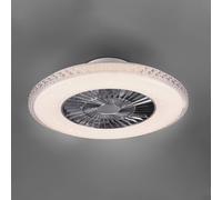 Reality Leuchten Ventilador de techo LED Harstad