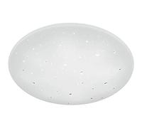 Reality Lighting - Plafón decorativo moderno Achat, LED integrado 80% ahorro de energía, Material Acrílico, Color Blanco