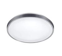 Reality Lighting - Plafón decorativo moderno Izar, LED integrado 80% ahorro de energía, Material Aluminio, Color Aluminio pulido
