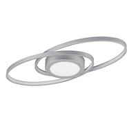 Reality, Plafón, Galaxy incl. 1 x LED,SMD,28,0 Watt,3000K,3400 Lm. Cuerpo: Metal, Titán A:57,0cm, L:23,0cm, A:4,0cm Regulable mediante interruptor,IP20