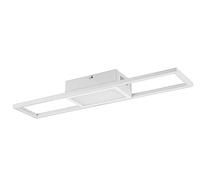 Reality, Plafón, Rigido incl. 1 x LED,SMD,22,0 Watt,2700-6000K,2800 Lm. Cuerpo: Metal, estera blanca A:60,0cm, L:13,0cm, A:6,0cm Mando a distancia,Regulador integrado,Color de luz infinitamente var
