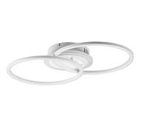 Reality, Plafón, Venida incl. 1 x LED,SMD,25,0 Watt,4000K,3000 Lm. Cuerpo: Metal, estera blanca A:50,0cm, L:30,0cm, A:7,5cm Regulable mediante interruptor,Montaje en techo y pared,4000K