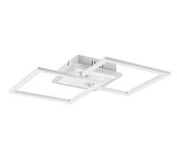 Reality, Plafón, Venida incl. 1 x LED,SMD,25,0 Watt,4000K,3000 Lm. Cuerpo: Metal, estera blanca A:57,5cm, L:35,0cm, A:7,5cm Regulable mediante interruptor,Montaje en techo y pared,4000K