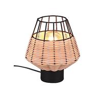 Reality, Sobremesa, Borka 1xE27, max.40,0 W Cuerpo: Malla de Rattan, natural Ø:17,5cm, A:20,0cm Cable de interruptor,IP20,Sin bombilla