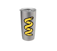 Realmente como los fideos de pasta Cavatappi Vaso térmico de acero inoxidable de doble pared