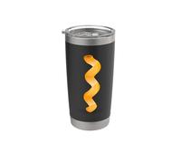 Realmente como los fideos de pasta Cavatappi Vaso térmico de acero inoxidable de doble pared