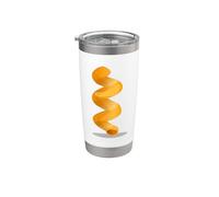 Realmente como los fideos de pasta Cavatappi Vaso térmico de acero inoxidable de doble pared