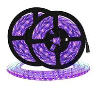 reamhome Tira de luz LED UV de 10 m, flexible, 33 pies, luz negra, 600 LED, tira de luz desinfectante