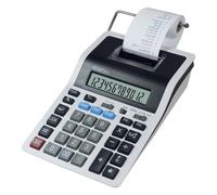 REBELL Calculadora Impresora PDC20 WB de 12 Dígitos