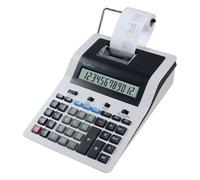 REBELL Calculadora Impresora PDC30 WB de 12 Dígitos