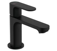 Hansgrohe Grifo monomando para lavabo Rebris S CoolStart 121 mm con vaciador negro mate 72513670