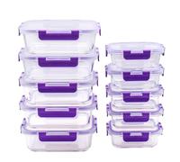 Recamania Recipientes Cristal Herméticos 20 Piezas Sin BPA Lavavajillas
