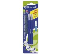 Recambio Bolígrafo BISMARK Fix Azul, Pack x3