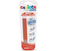 Recambio Bolígrafo Borrable CARIOCA Oops Rojo, Pack x3