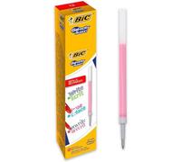 Recambio bolígrafo de gel Bic Gelocity Illusion punta roja 0.7mm caja de 12 Rojo