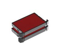 Recambio Cartucho de Tinta Trodat 6/4750 para Sellos de Entintaje Automático Printy 4941 (4760), 4755, 4750 y 4750/L - Tinta Rojo, Blíster 2u.