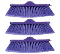Recambio Cepillo Universal Para Escoba 8 x 32 x 9 cm (Morado, 3 Unidades)