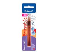 Recambio de bolígrafo universal borrable, tinta roja, punta m indefor