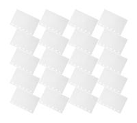 Recambio de Papel Antiadherente A6 de 6 Agujeros, Doble Cara | Papel Grueso Blanco, Diseño de Hojas Sueltas, Organización Rápida y Acceso Fácil para Álbumes y Planificadores