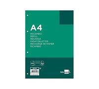 RECAMBIO LIDERPAPEL A4 100 HOJAS 100 G/M2 RAYADO HORIZONTAL 4 TALADROS BANDAS DE 5 COLORES