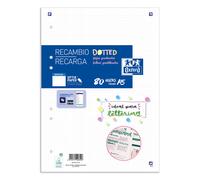 Recambio Oxford A5 rayado dots 80h sin banda 6t
